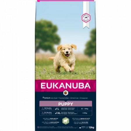 PUPPY LARGE LAM & RIS 12KG