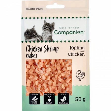 Companion katt Chicken Shrimp Cubes 50g