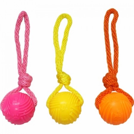 GLOW IN THE DARK BALL ON A ROPE